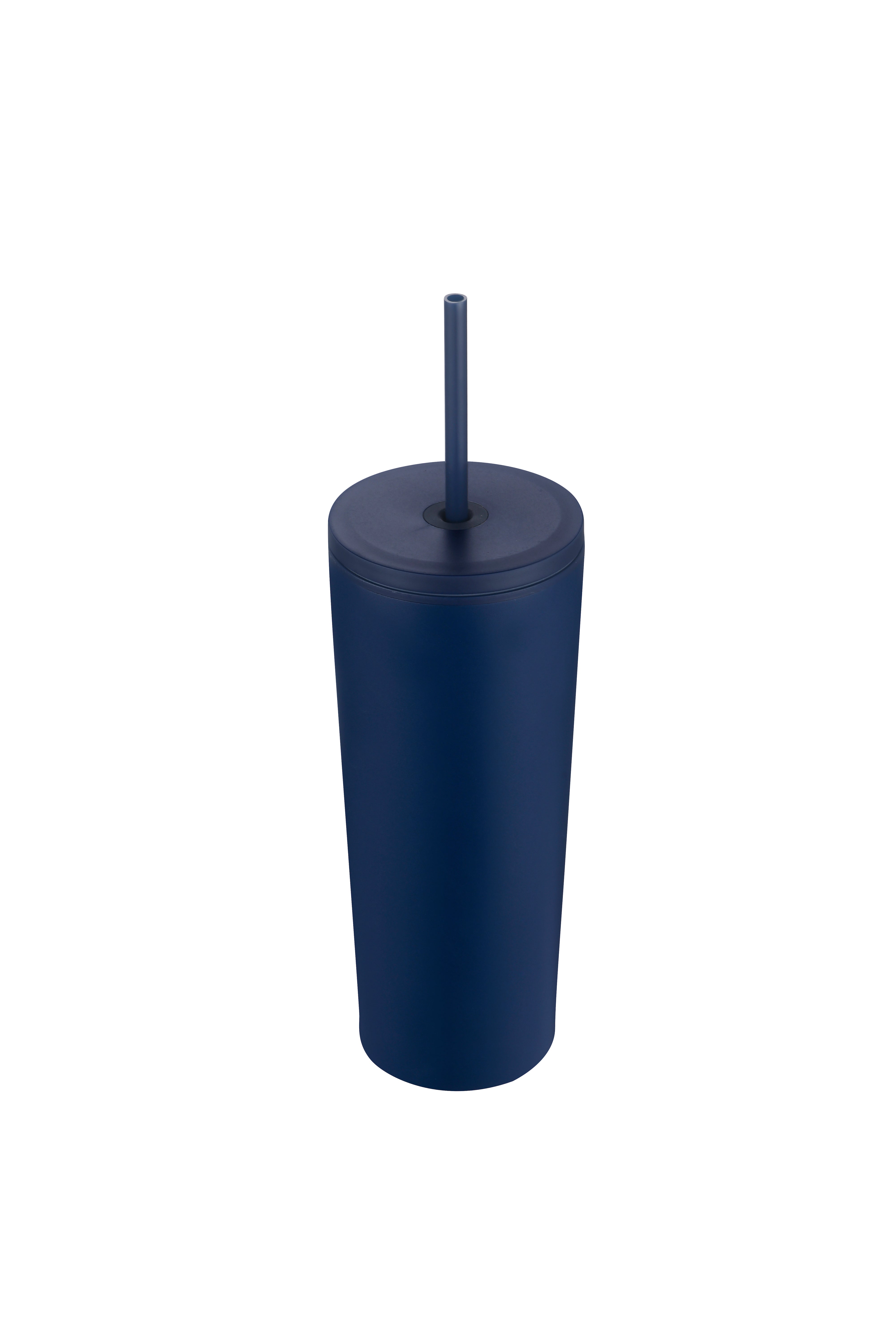 1-100U Cafe 24oz Tumbler with Leakproof Lid and Straw