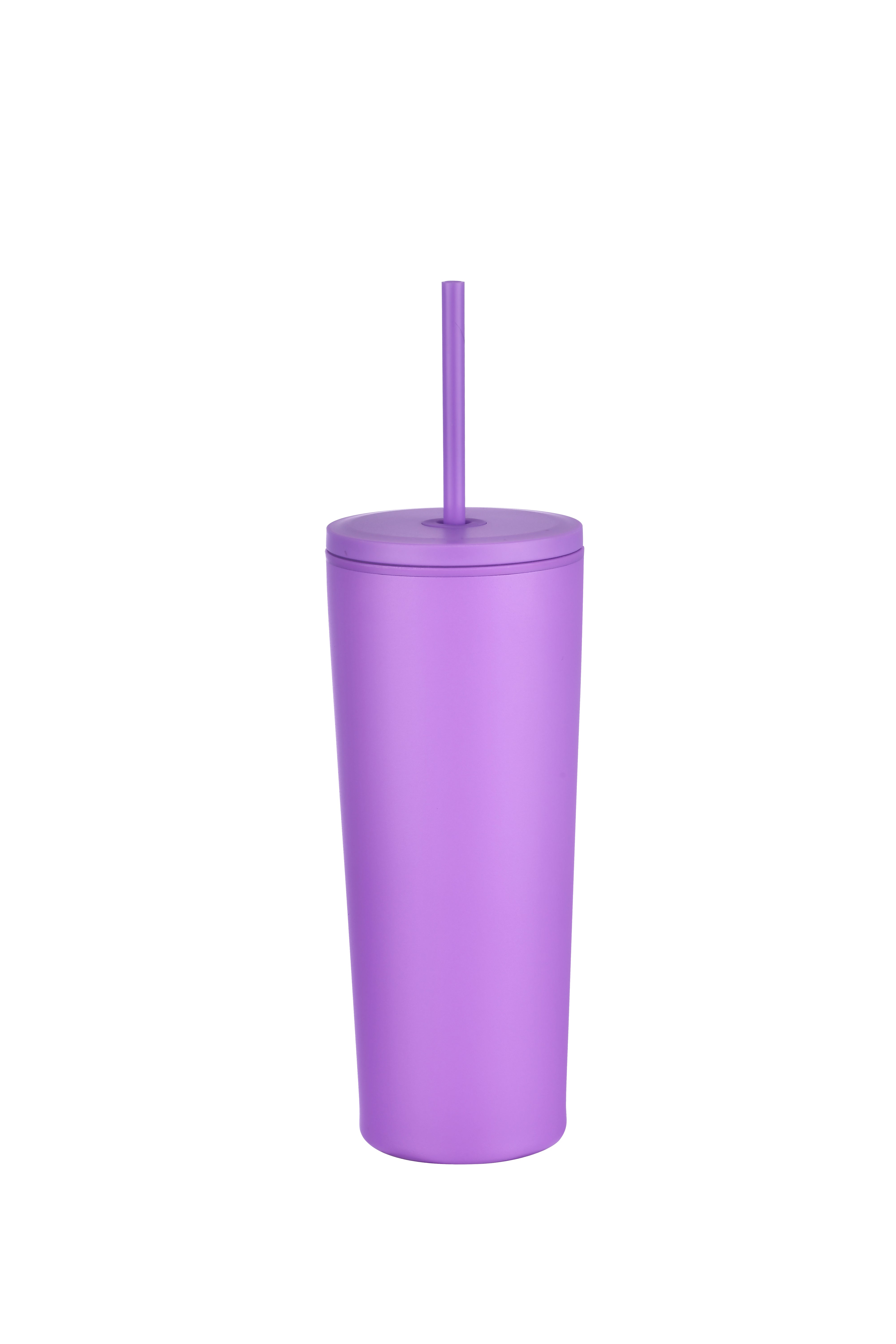 1-100U Cafe 24oz Tumbler with Leakproof Lid and Straw