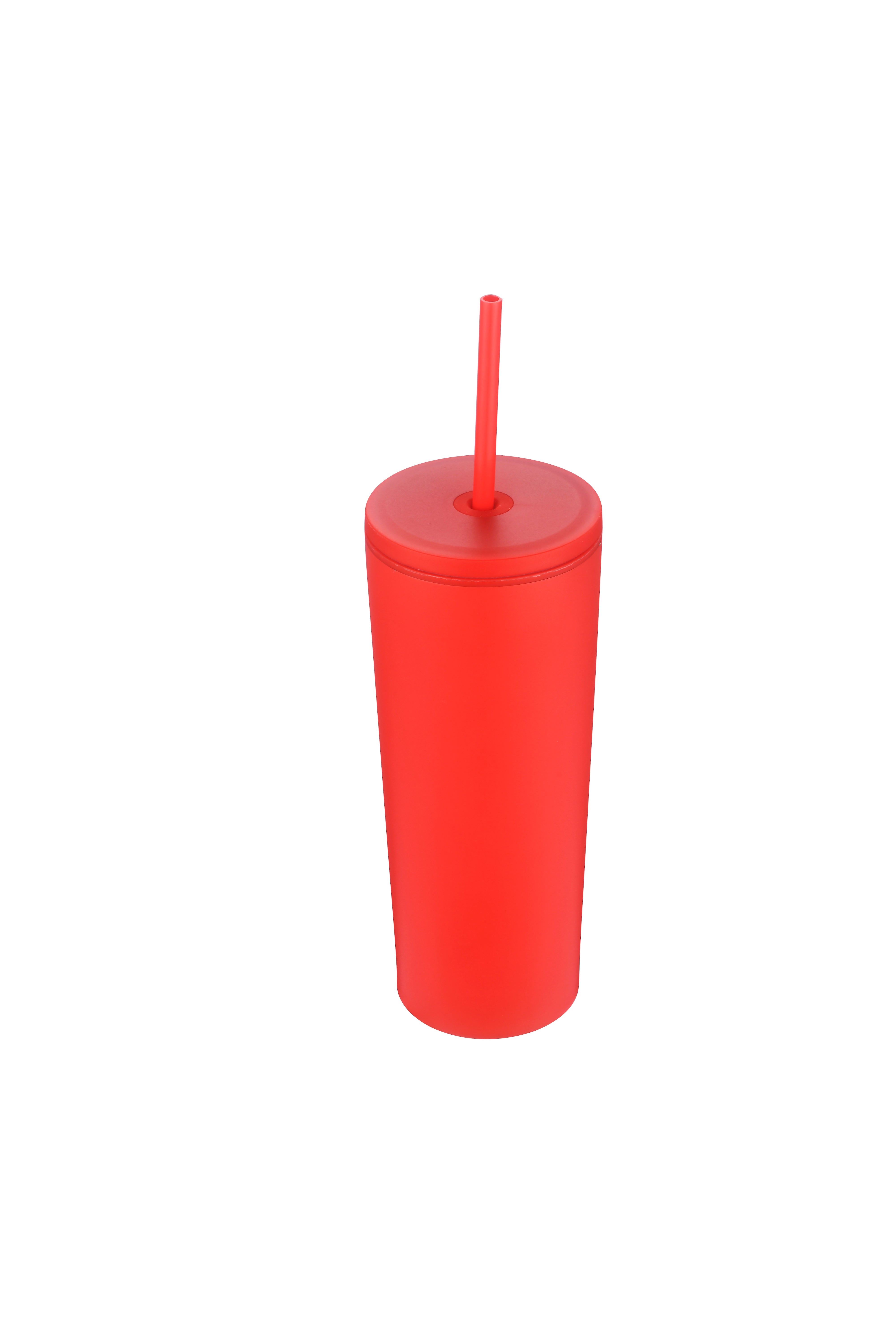 1-100U Cafe 24oz Tumbler with Leakproof Lid and Straw