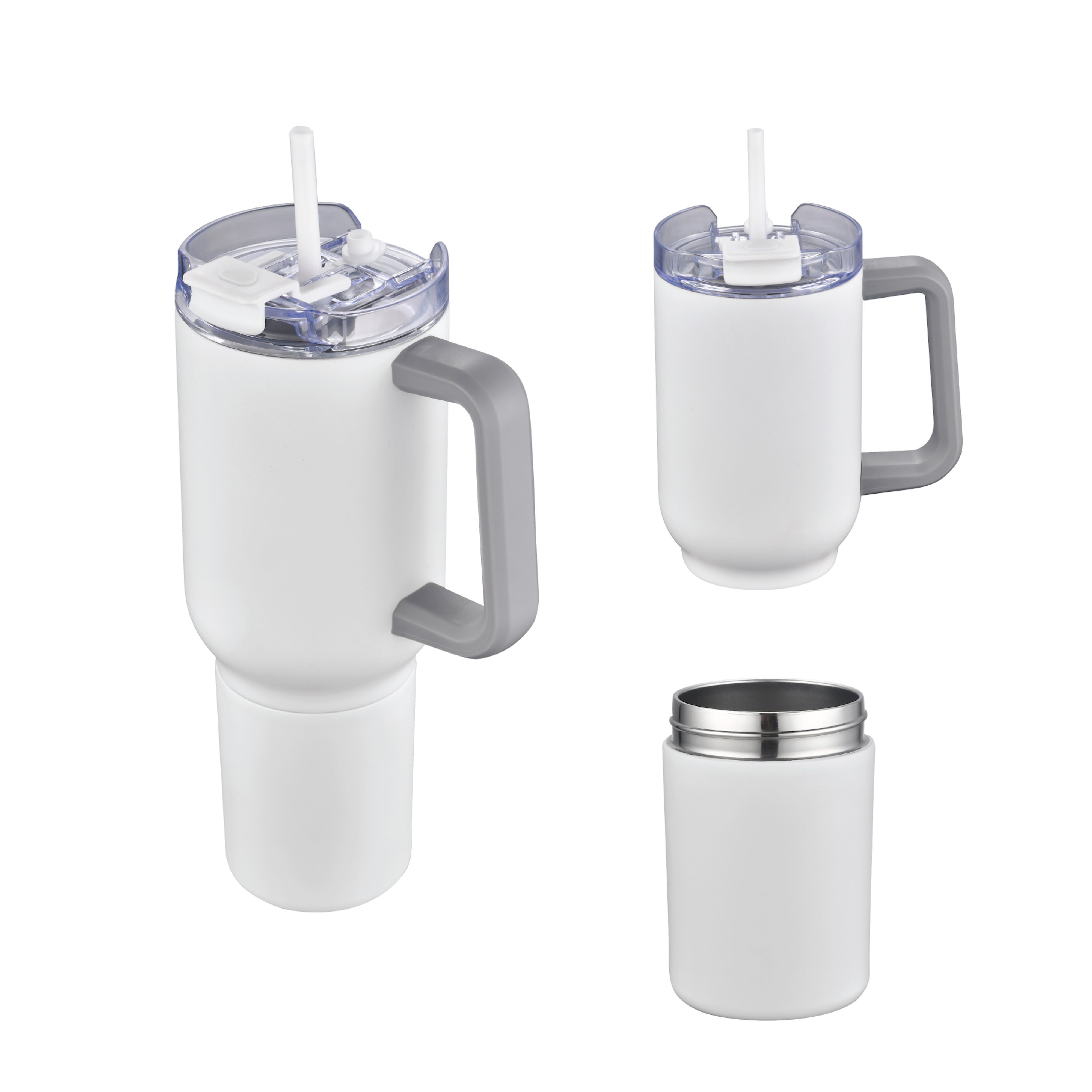 1-213U SnowCap 21oz Travel Tumbler and Can Cooler Combo