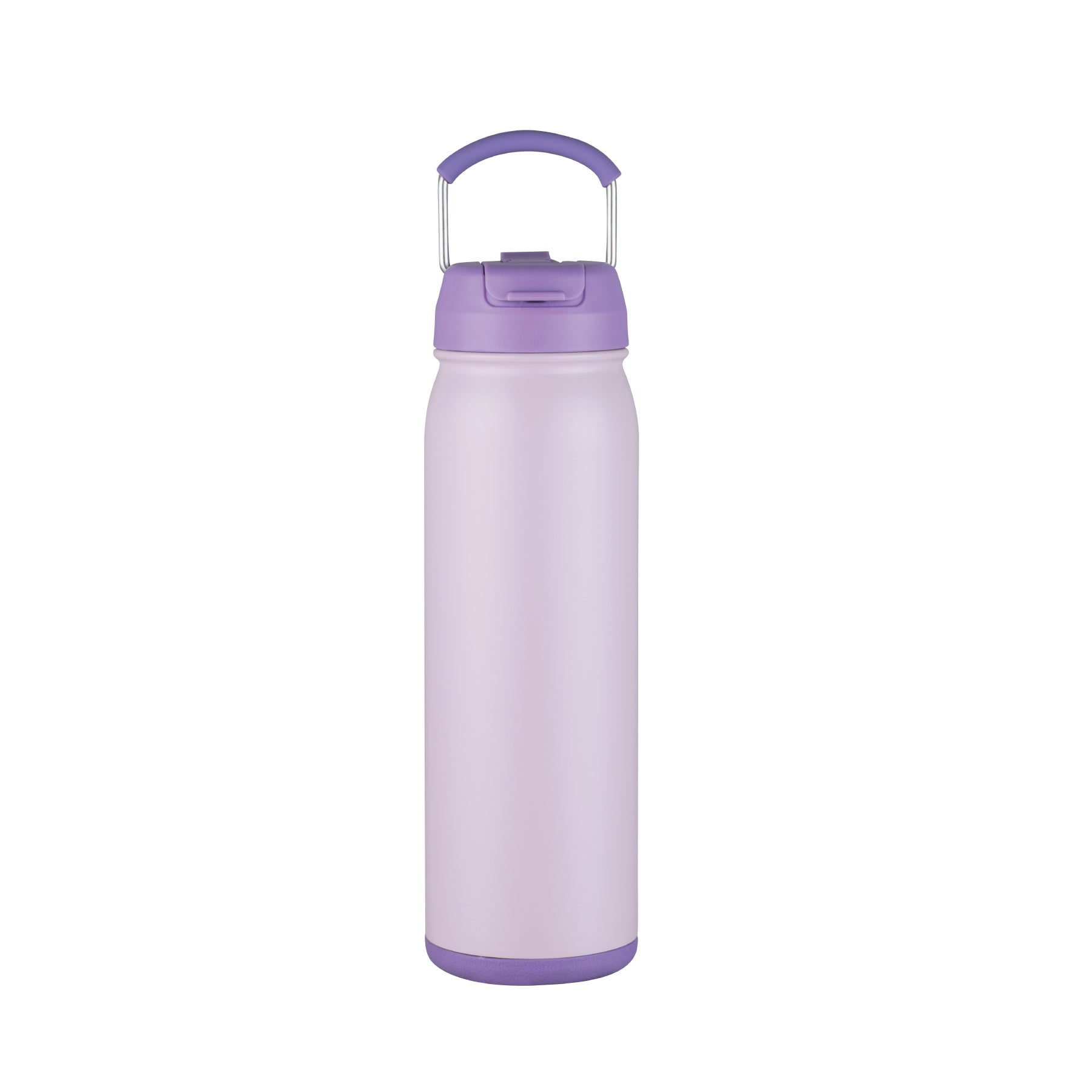 1-533U Vent 24oz Stainless Steel Bottle with Multi-Use Straw and Hidden Bottom