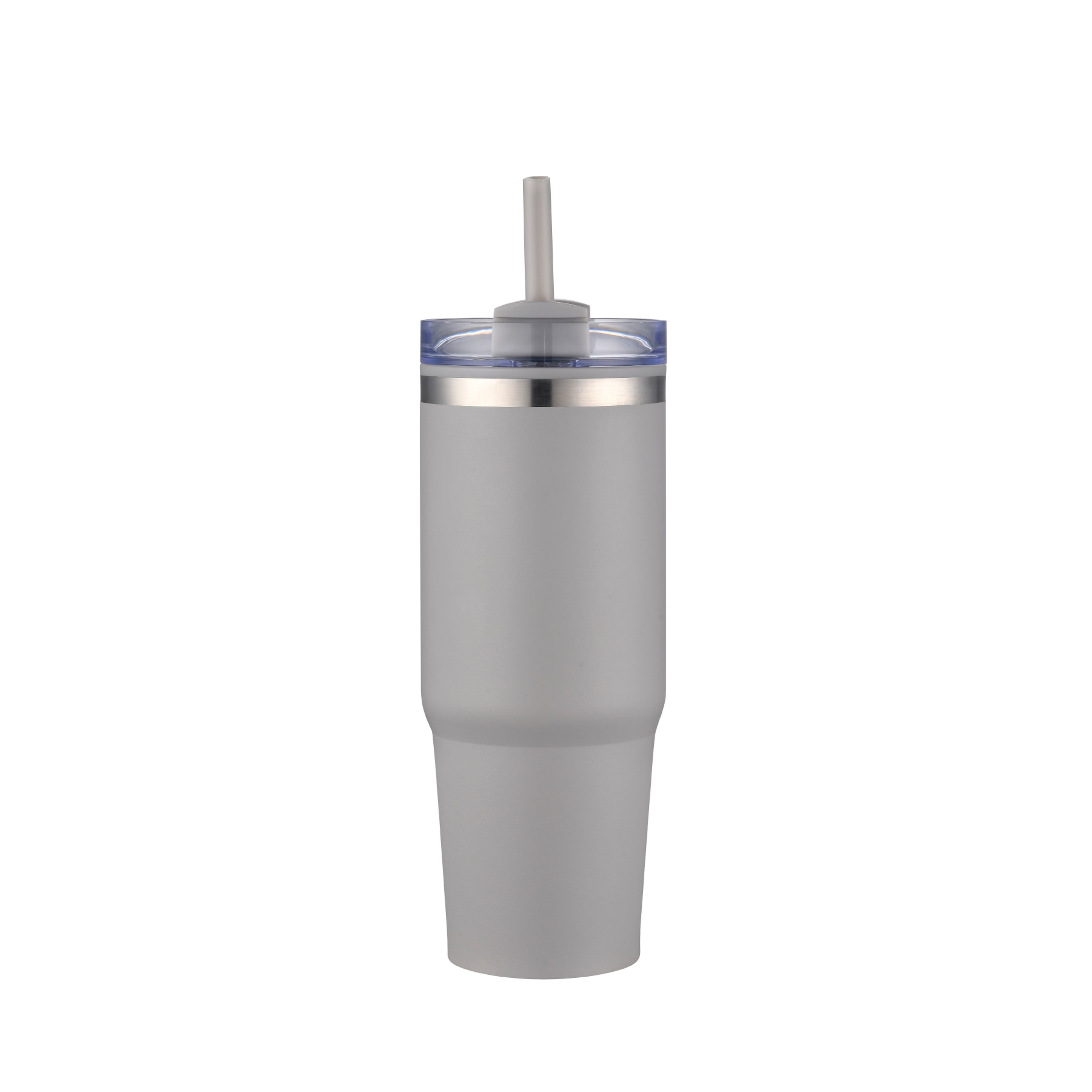 1-611U 30 oz Straw Double Wall Stainless Tumbler with Plastic Liner