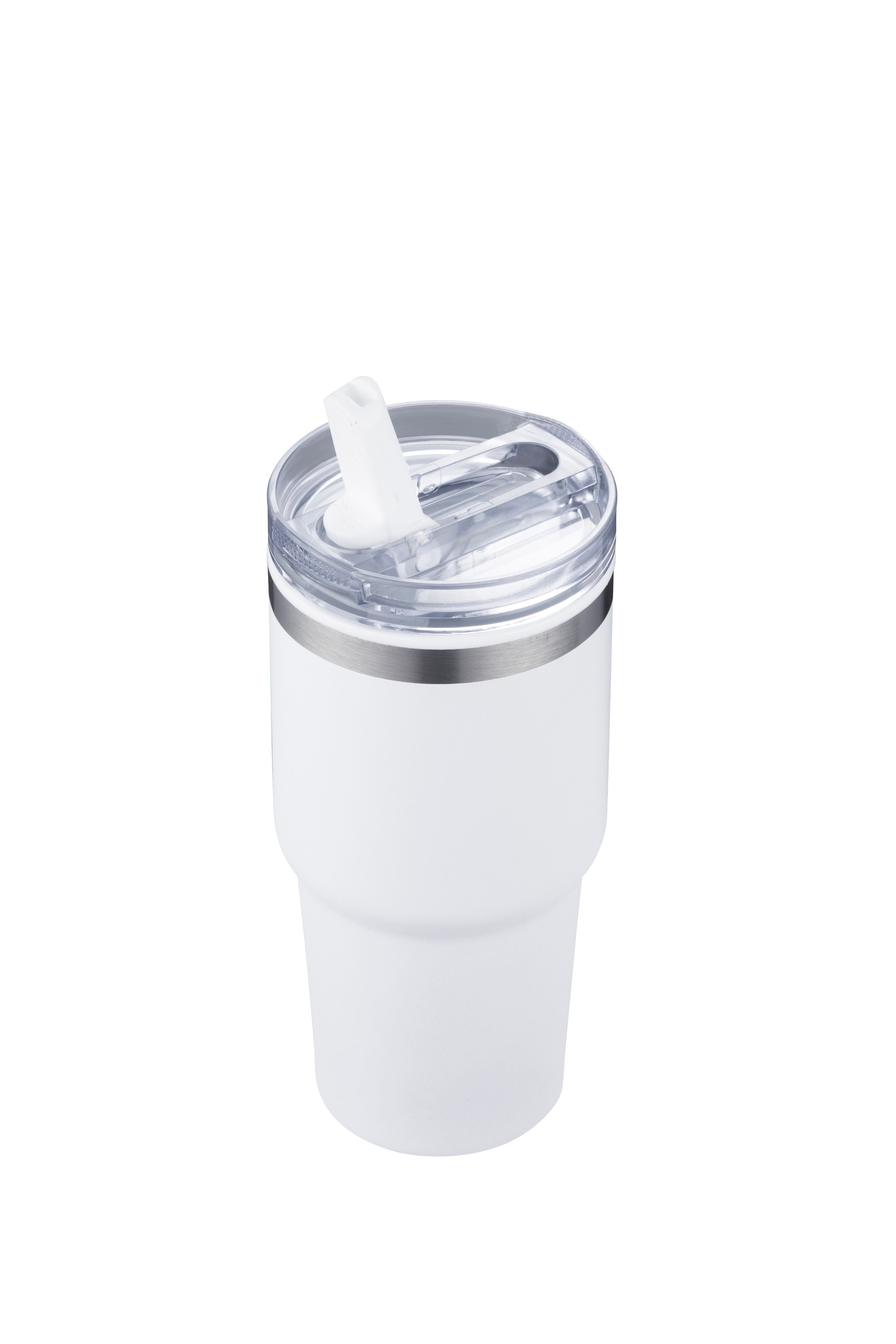 1-977U Refresh 20oz Stainless Steel Travel Tumbler with Fold Straw