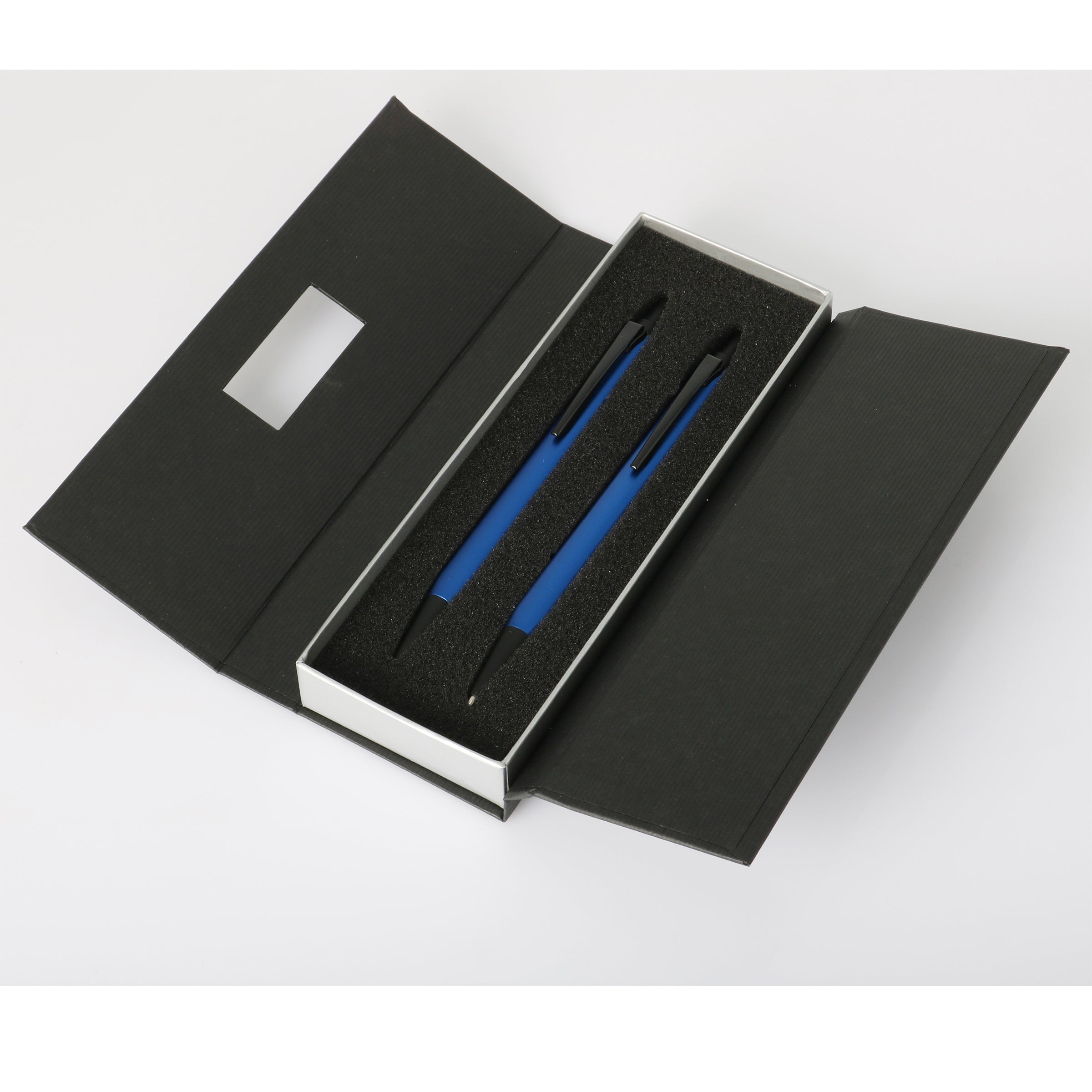 10021SPS Triangle Metal Pen and Pencil Set