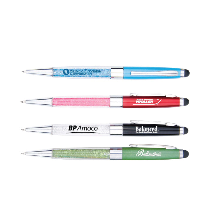 10022PS Lower Barrel Gemstone Pen With Stylus