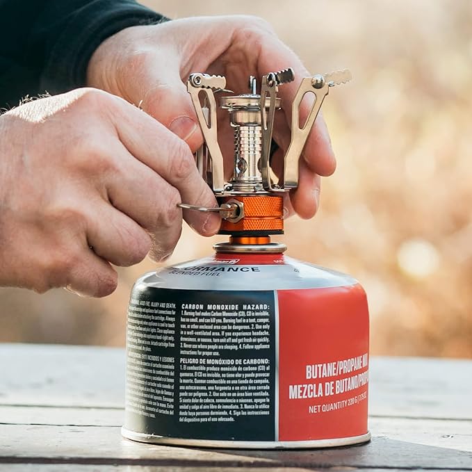 backpackers mini butane stove 200TN Ultralight Mini Camping Stove