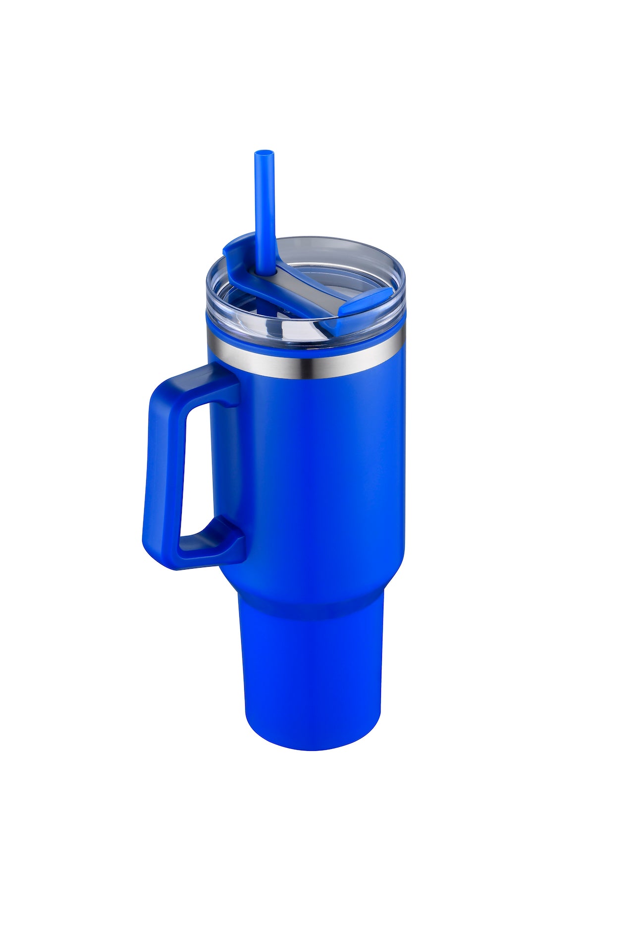 1-014U 40oz Insulated Travel Mug w/ Handle and Straw