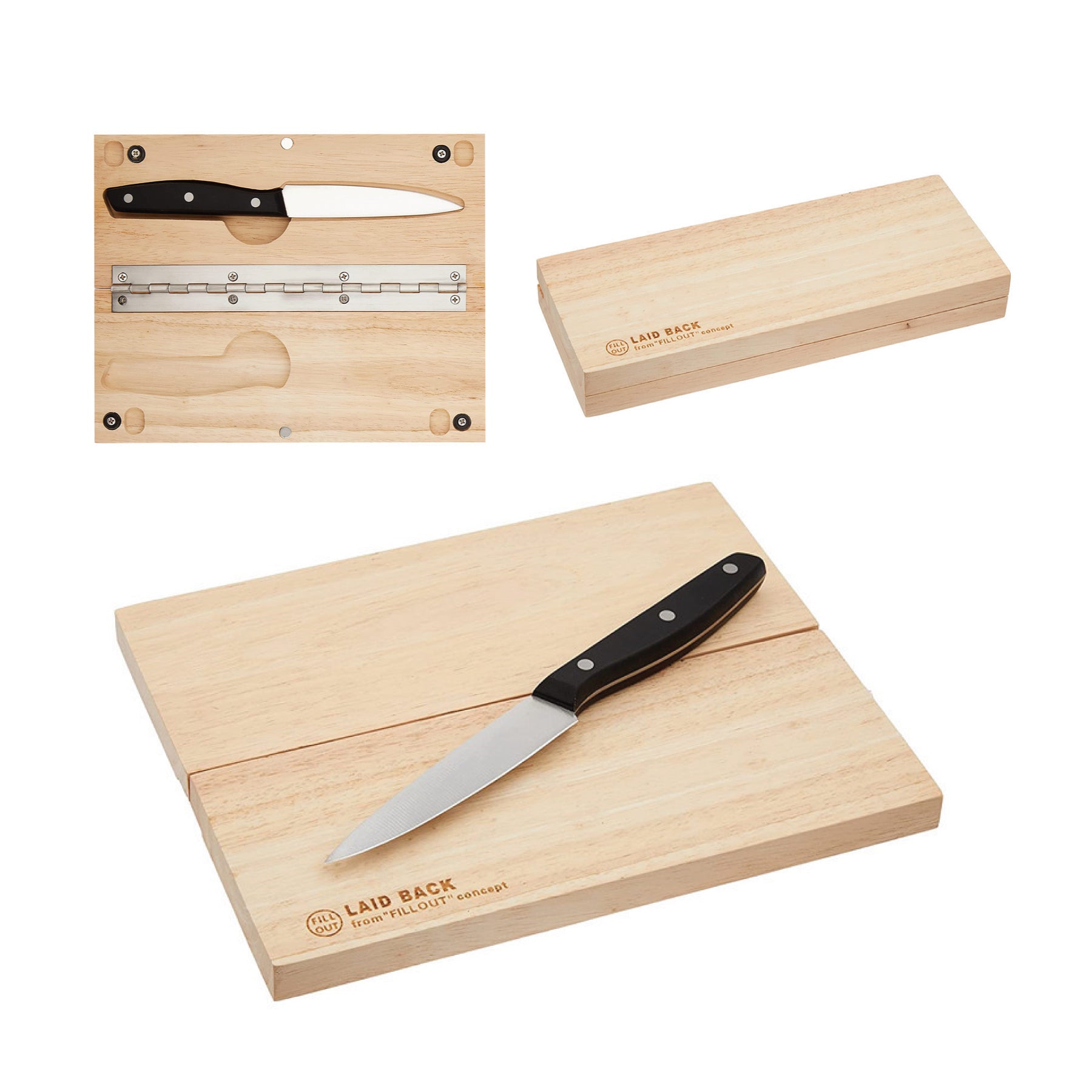 202TN Cove Cutting Board Knife Set