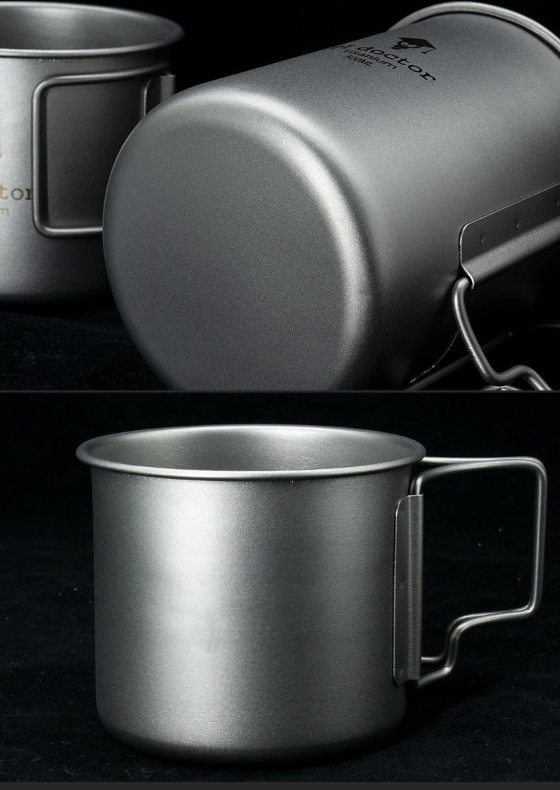 204TN Everest Ultralight Titanium Camping Mug (12oz/14oz/16oz)