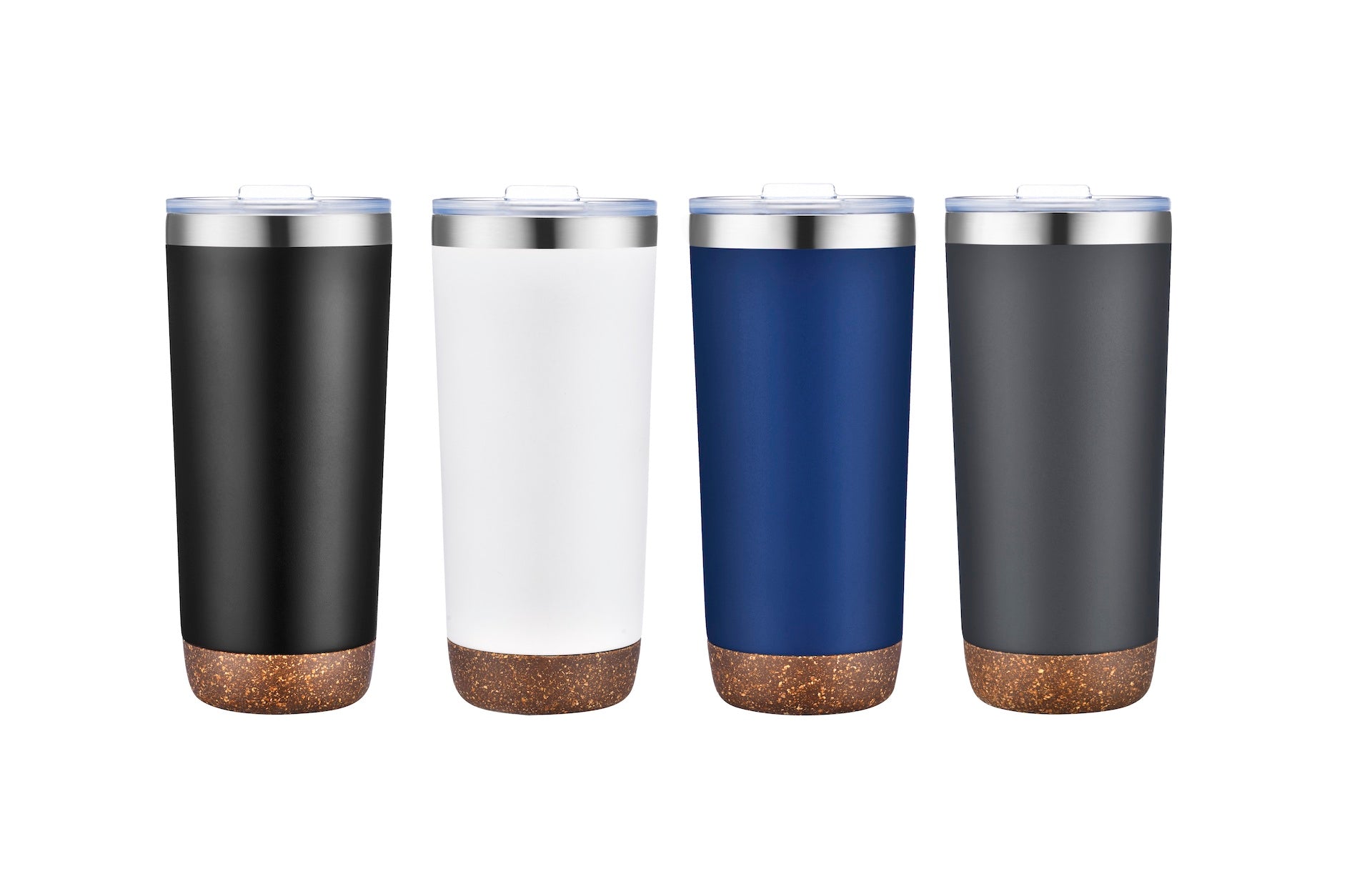 1-235U 22oz Vacuum Tumbler w/ Cork Bottom