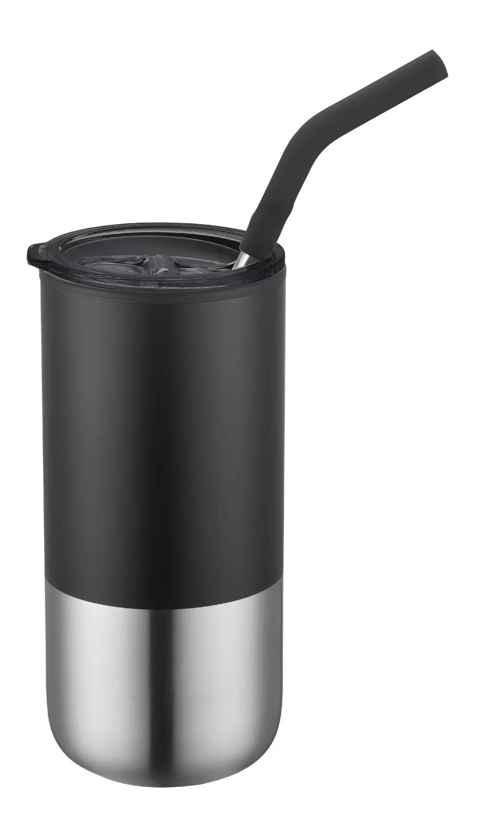 1-881U 16oz Double Wall Tumbler w/ Straw