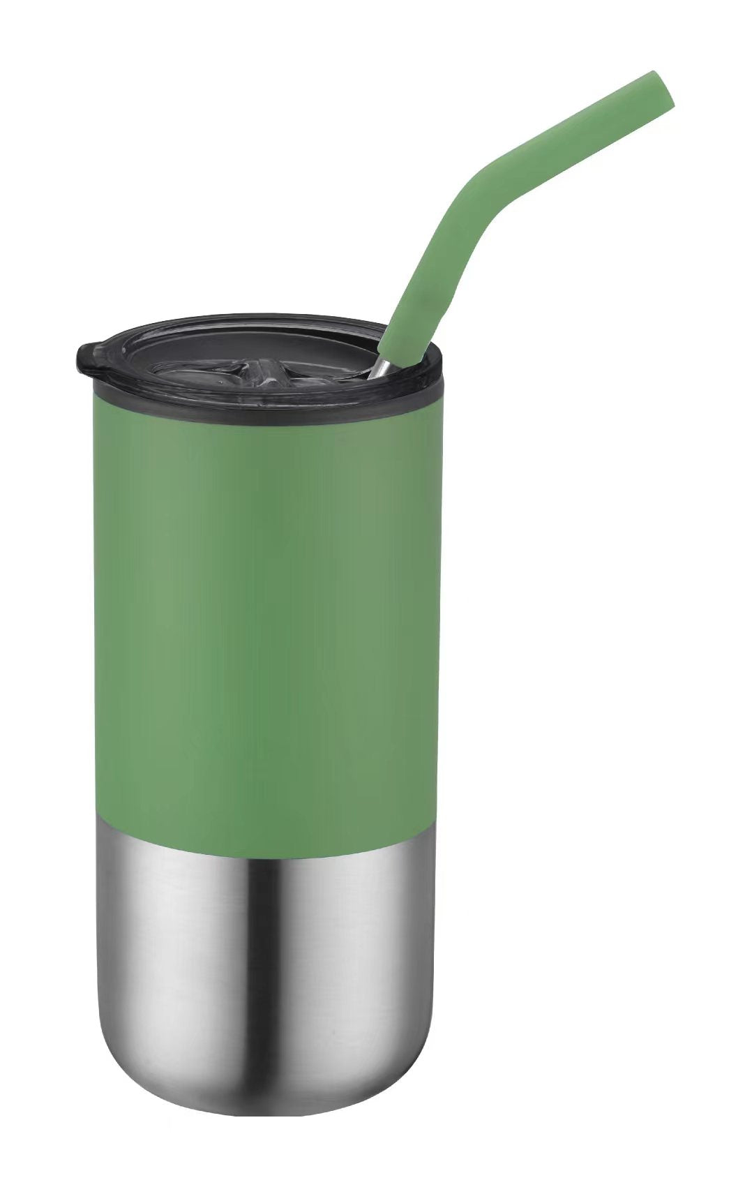 1-881U 16oz Double Wall Tumbler w/ Straw