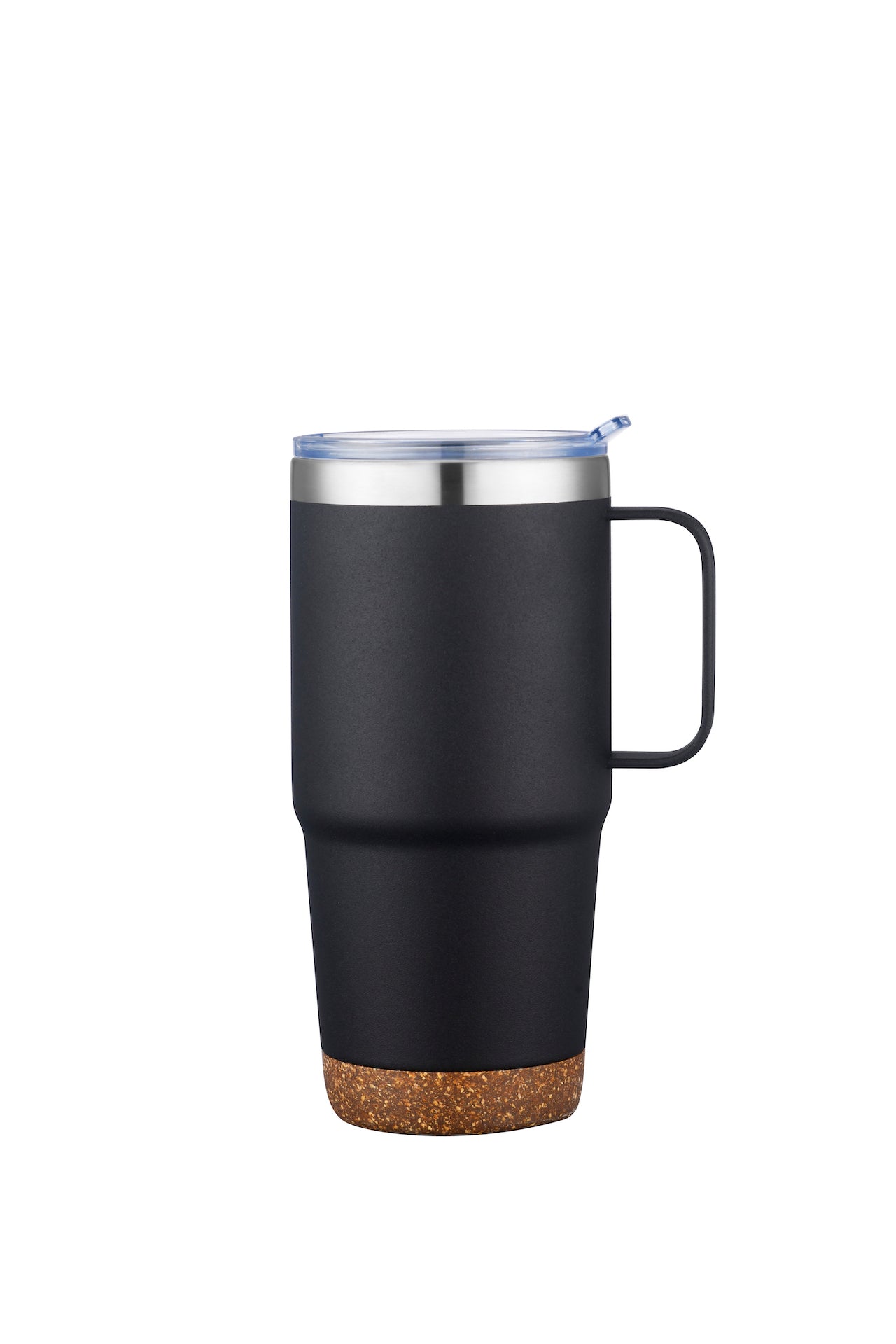 1-888U 24oz Stainless Travel Mug with Cork Bottom