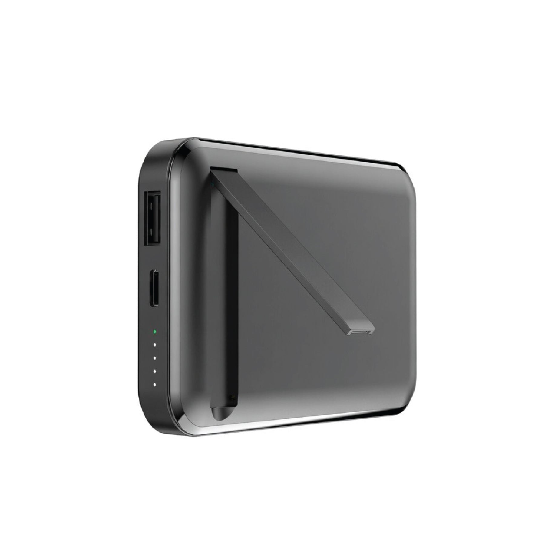 291U 10k Magnetic Wireless Power Bank with Glow Indicator and Kickstand
