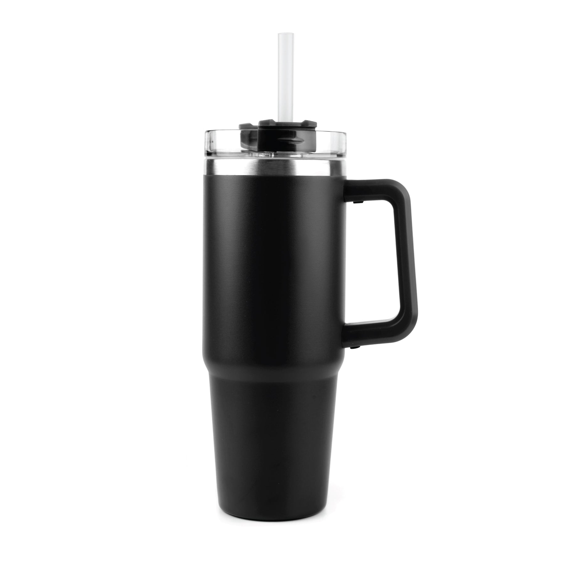 36156SP 30oz Premium Stainless Travel Mug w/ Straw and Twist Closure