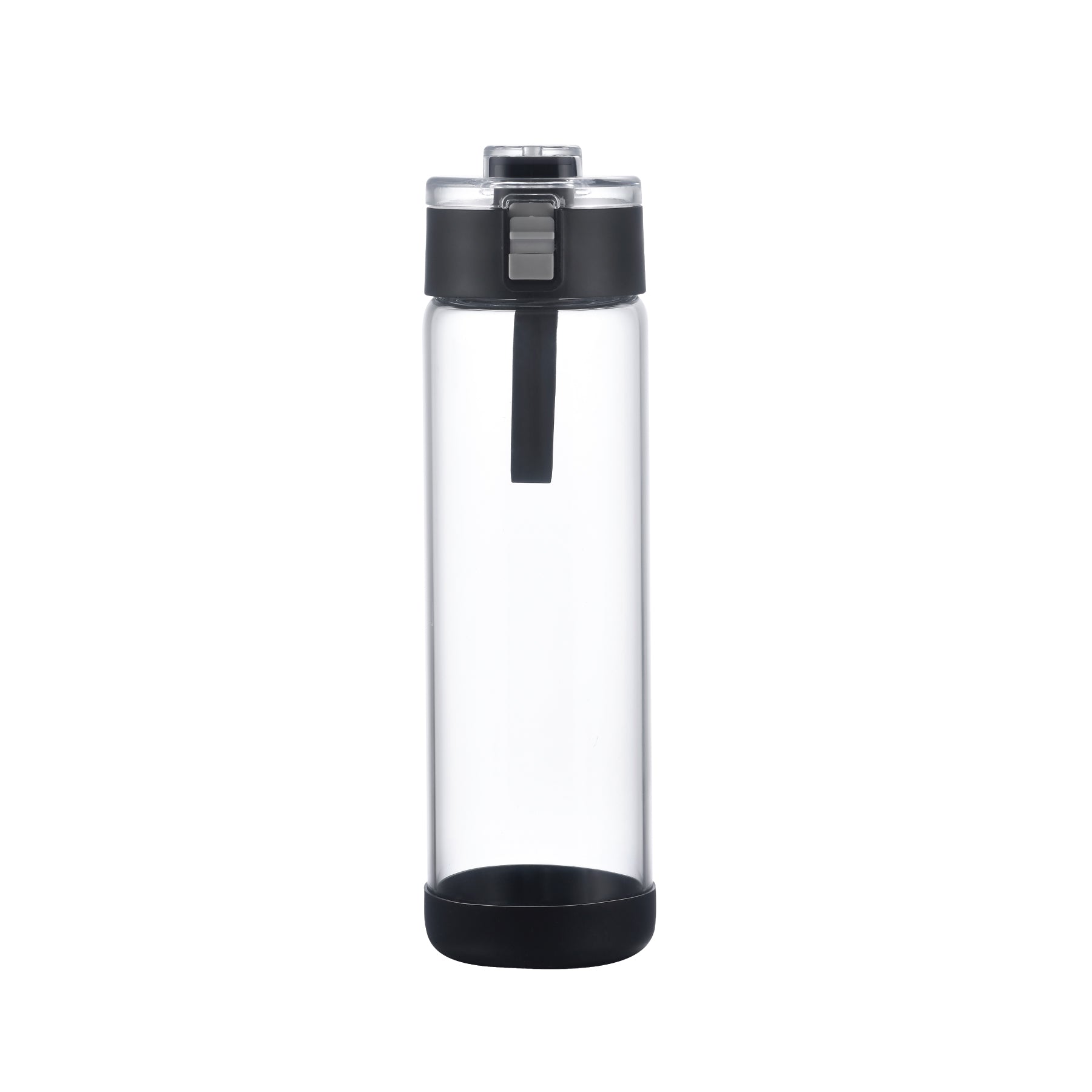 4-121U Vivid 22oz Locking Carry Glass Bottle with Silicone Loop & Protective Base