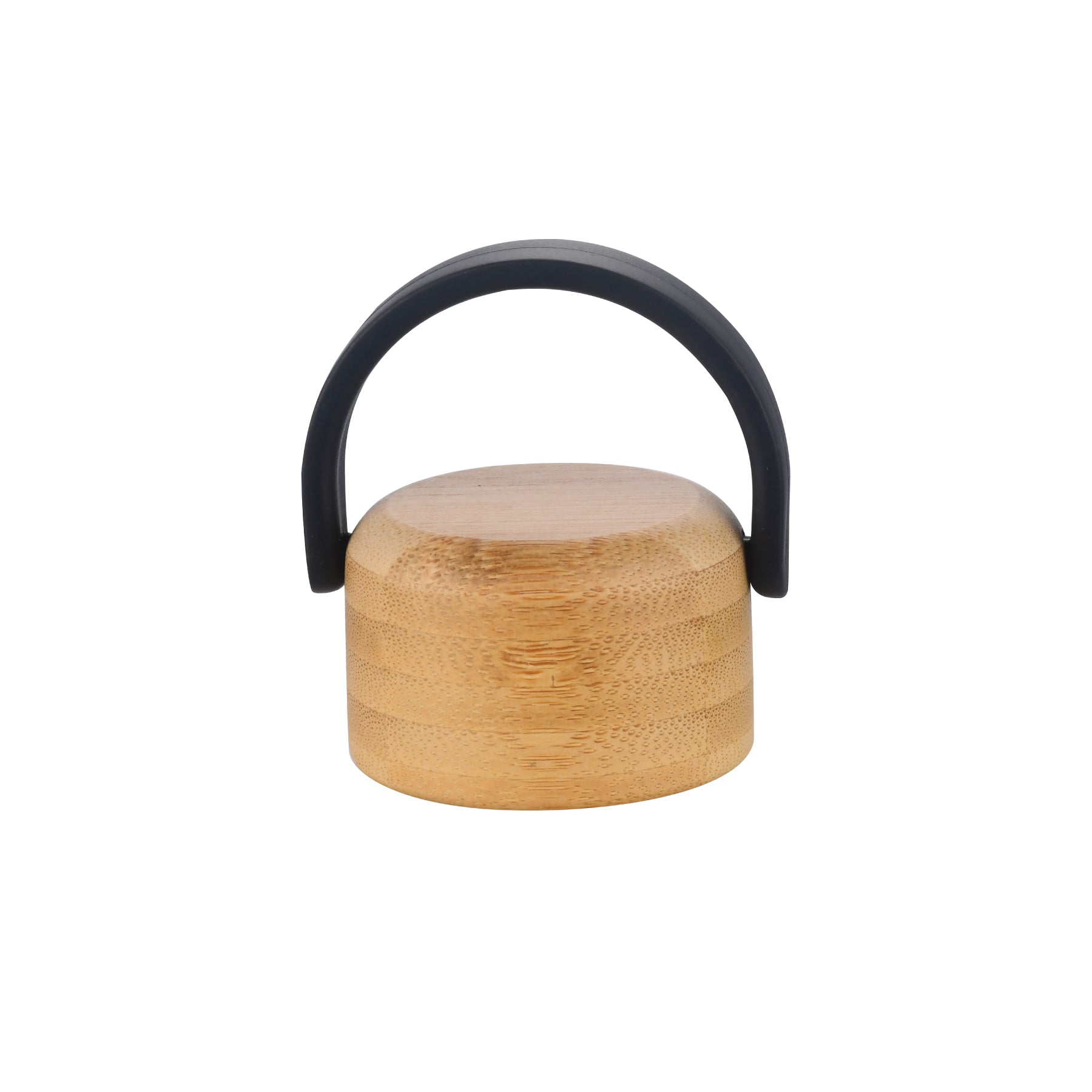 4-332U Vivid 21oz Ribbed Bamboo Carry Glass Bottle