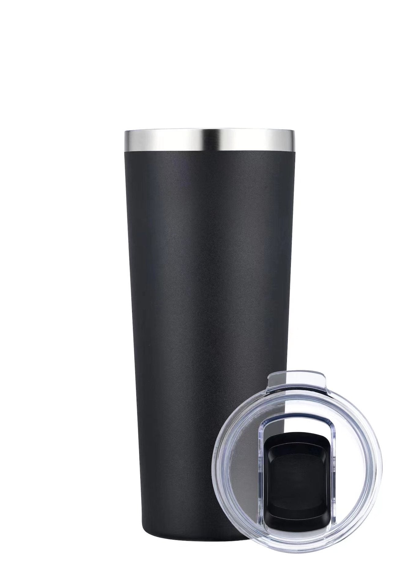 1-411U 28oz Powder Coated Double Wall Stainless Vacuum Tumbler